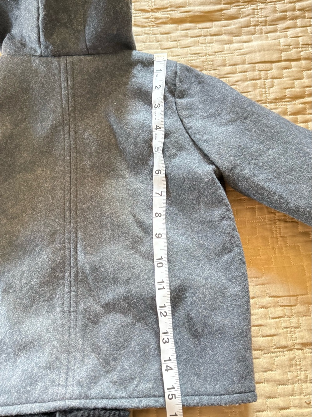 Little Goodall Unisex Wool-blend Rowdy Raccoon  Coat
Size 4T - Picture 4 of 8